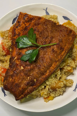 Harissa Salmon & Quinoa